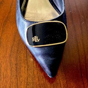 Ralph Lauren. Size 8. Black low heel. Wore about 4 times.